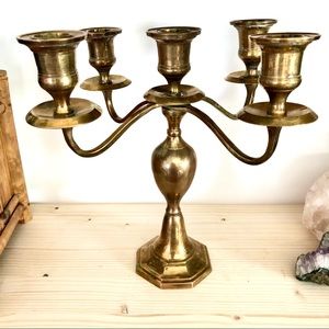 Vintage candle stick holder 4 arms